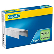 RAPID GRAPAS 23/10 STANDARD GALVANIZADAS 1.000-PACK 24869300